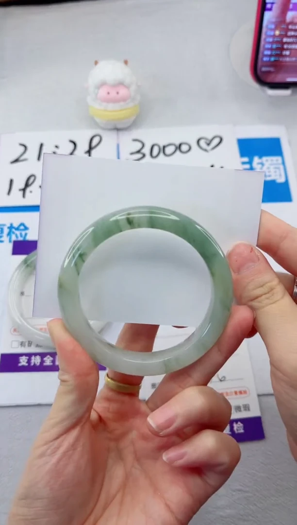 【闪购商品】石英质玉手镯合金13-54.4