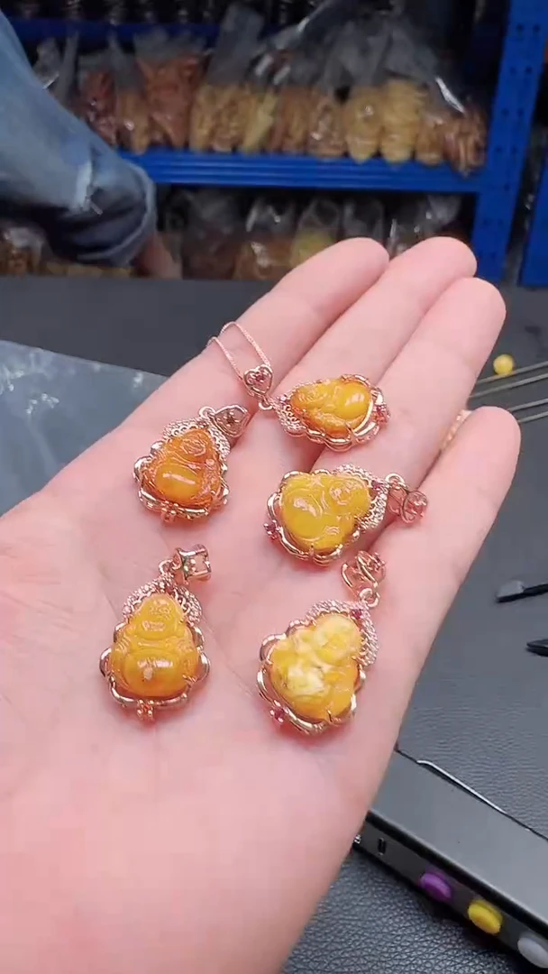 未镶嵌颈饰蜜蜡211 瑕疵处理