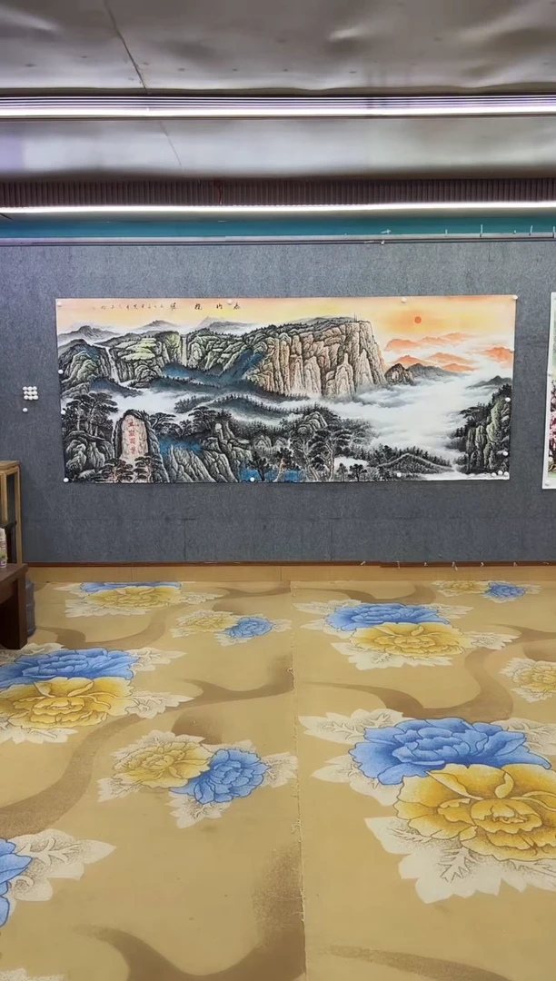 绘画绘画Y-王红兵-大丈二-山水画
