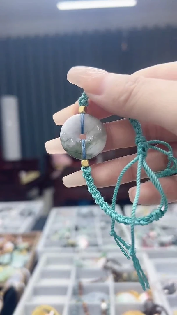 未镶嵌手链翡翠翡翠平安扣手链