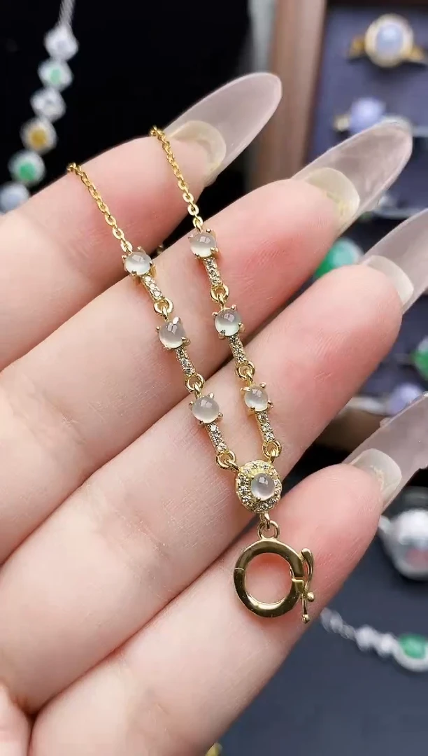 银S925镶嵌戒指翡翠0082