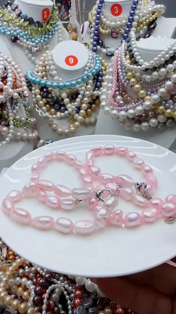 淡水珍珠未镶嵌颈饰1