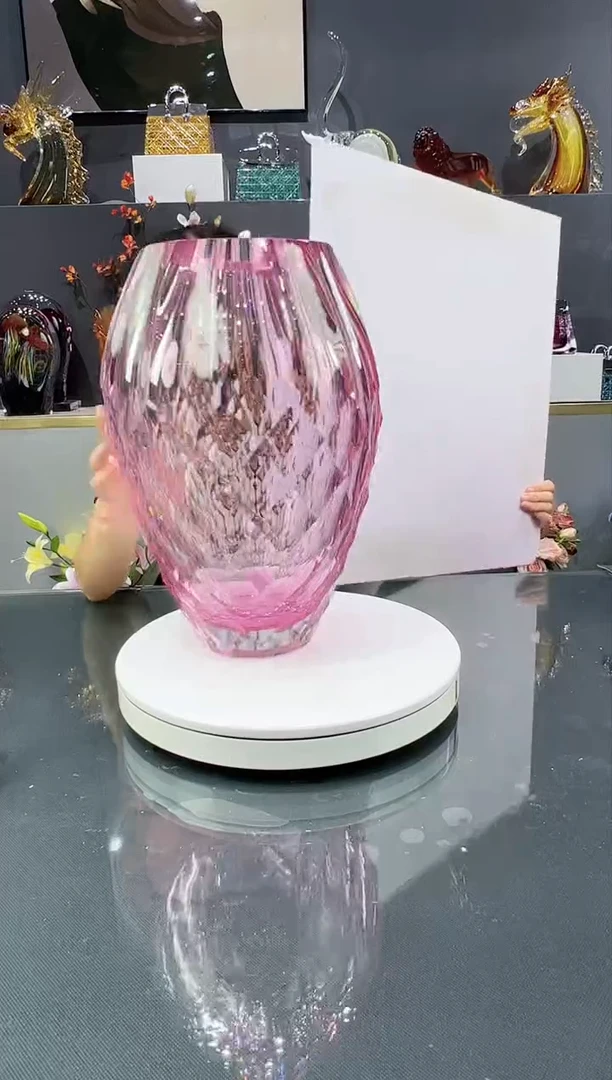 琉璃水晶琉璃花瓶1个