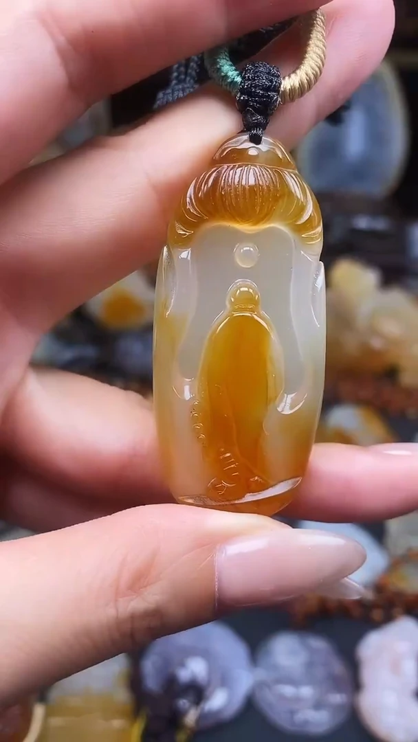 玛瑙/玉髓颈饰未镶嵌扫***僧TT