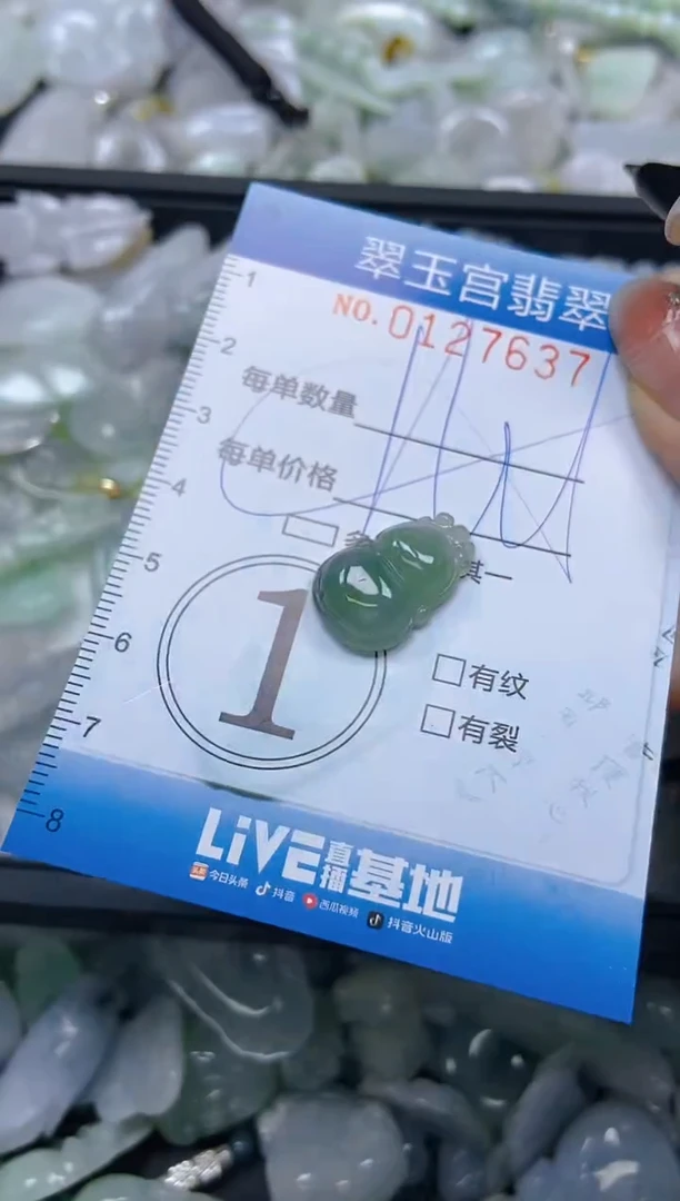 翡翠未镶嵌颈饰闪购0127637