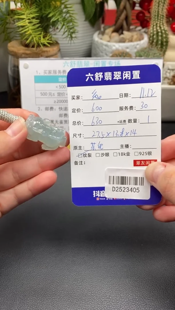 颈饰未镶嵌翡翠??D2523405