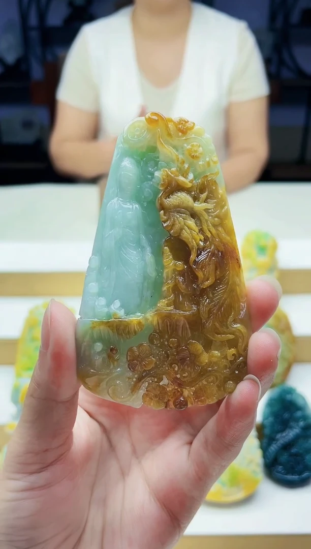 未镶嵌定制翡翠毛货09130226