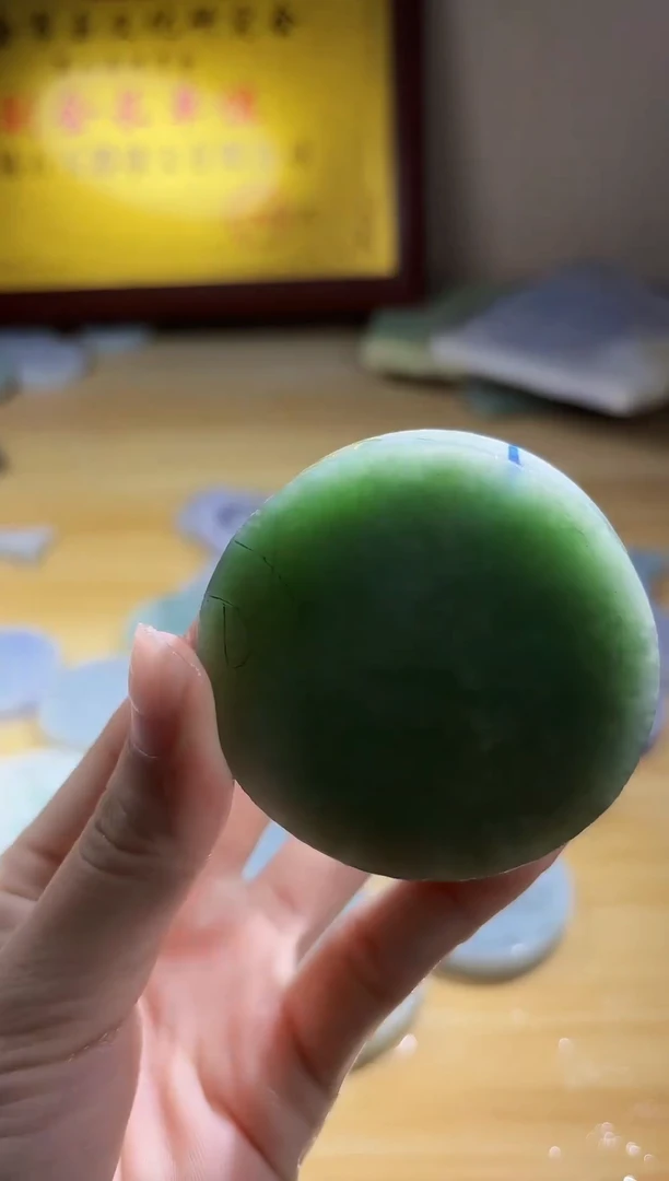 翡翠未镶嵌颈饰翡翠A货 温谭516