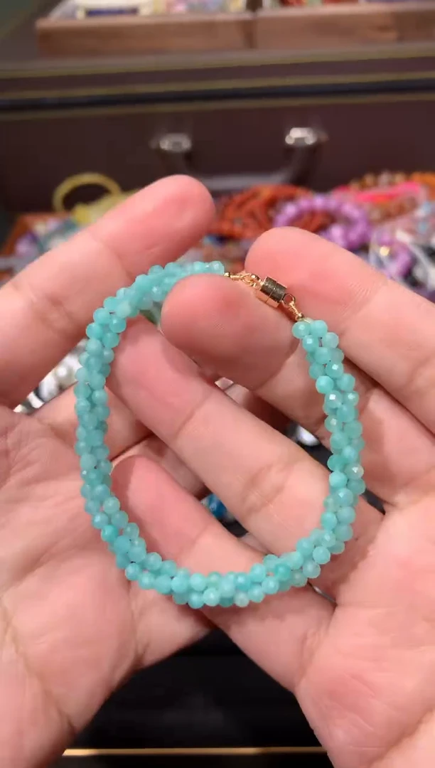 未镶嵌手链天河石Y40【多样性发其一】