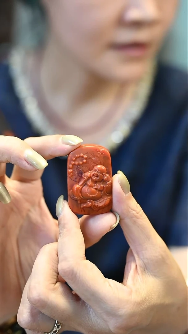 南红玛瑙未镶嵌颈饰静* 定向 静儿