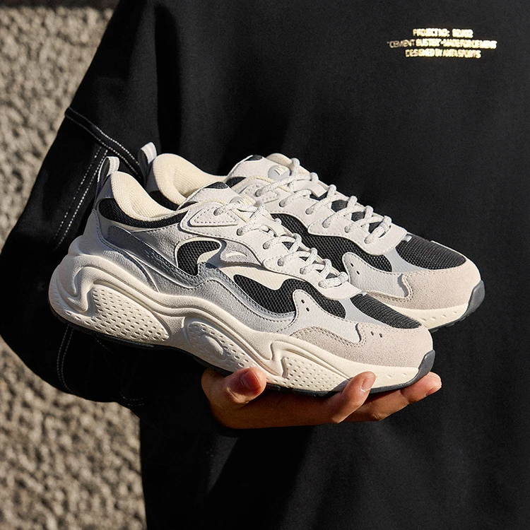 安踏星辰丨厚底舒适春季新款软底百搭潮流休闲鞋912518806-YH