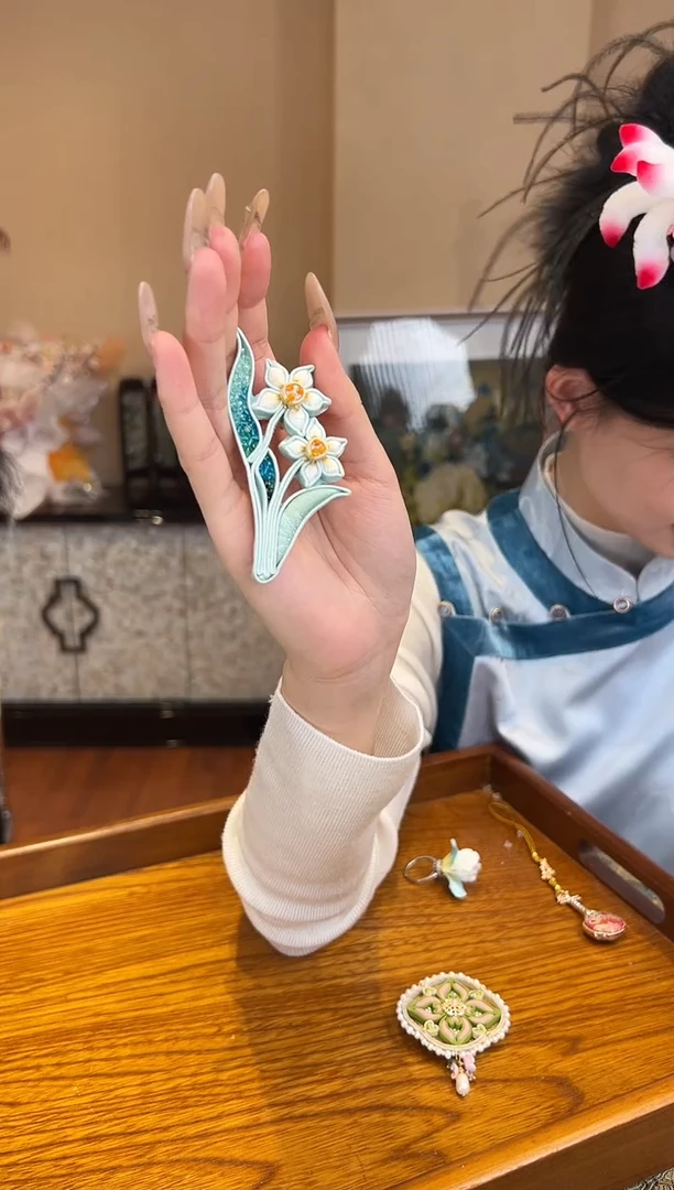 刺绣苏绣世家非遗手工（胸针）