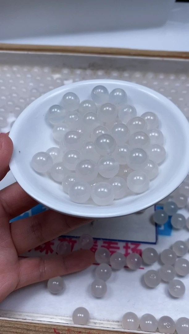 南红玛瑙散珠未镶嵌B452 荔枝冻10mm10颗8元