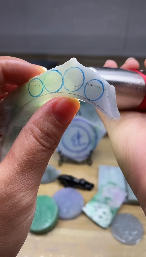 裸石翡翠缅甸翡翠A货489