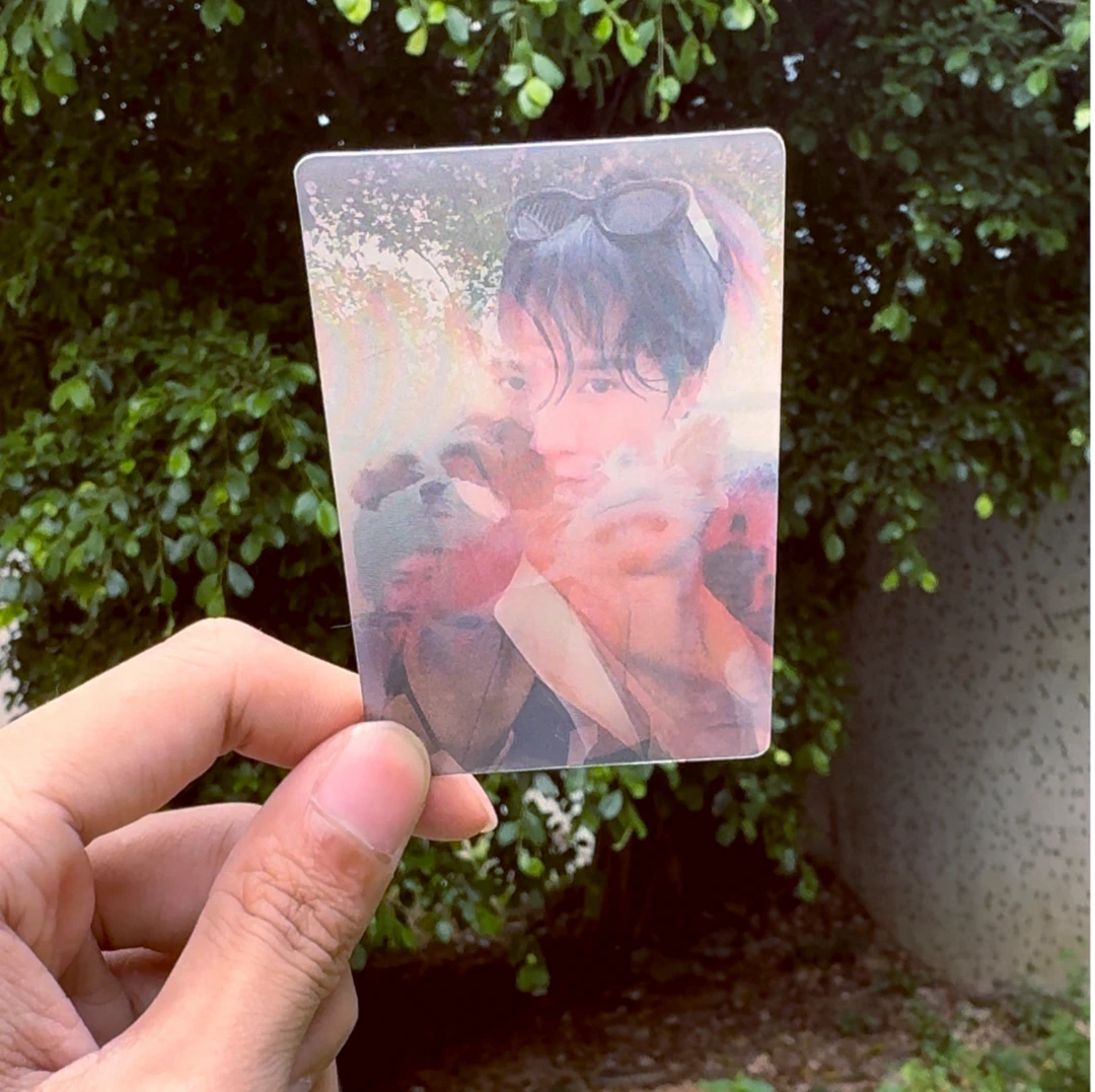 檀健次周边立体光栅卡片闪追星纪念品渐变礼物高颜值应援演唱会