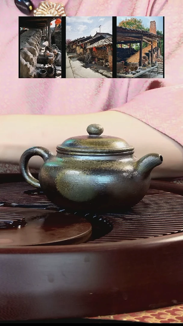 茶壶紫砂仿古柴烧紫砂壶全品-1  200毫升