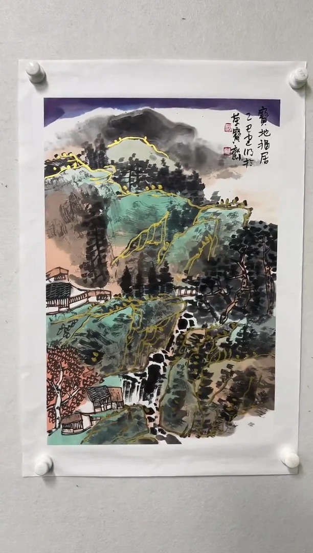 国画老师亲笔国画作品
