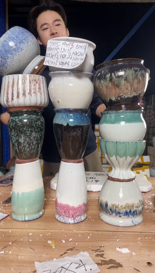 紫砂花盆宜兴紫砂粗陶花盆