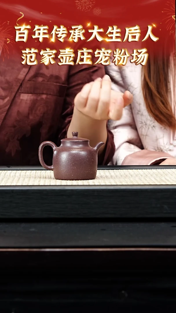 茶壶紫砂45  宜兴紫砂范家壶庄 底槽青