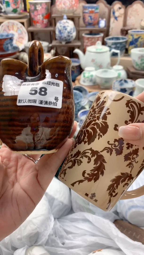 瓷片思*糖58号九姑娘工艺品瓷器