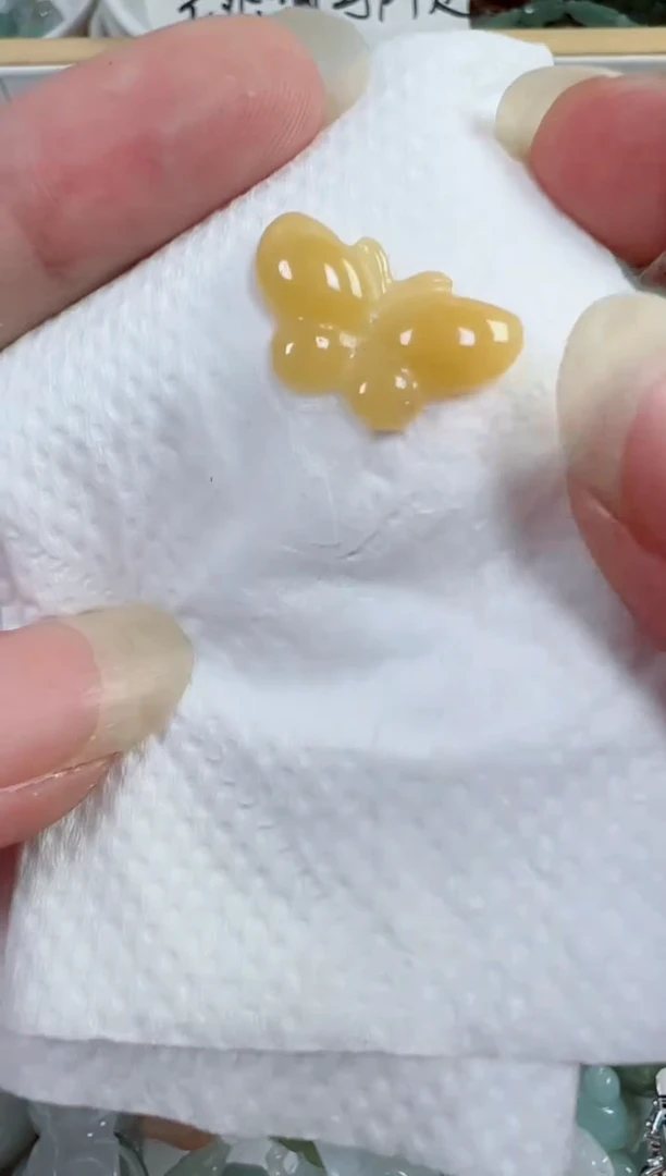 翡翠裸石475号，A货翡翠