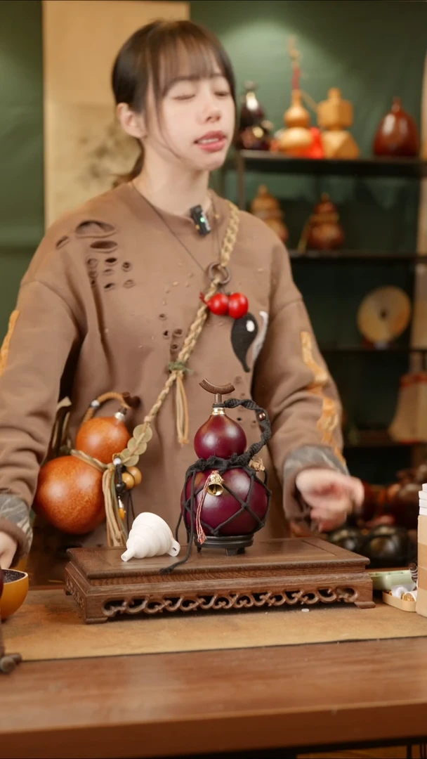 16号精品天然大漆酒葫芦一物一拍~