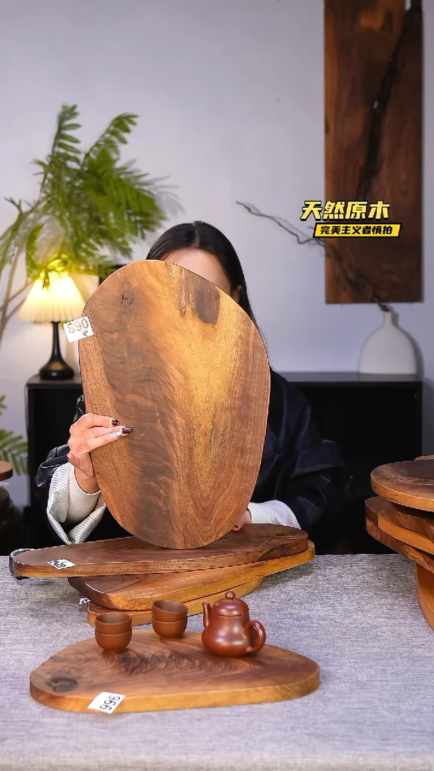 木北美黑胡桃原木.干裂疤结不属于商品质量问题完美主义者慎拍