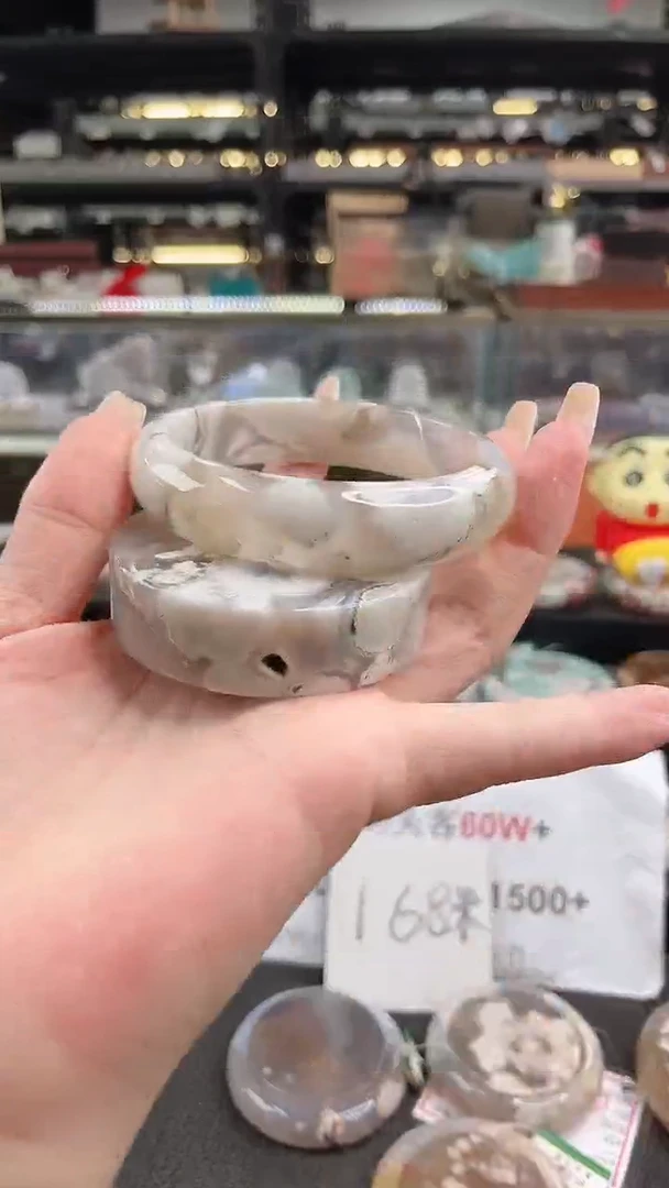 未镶嵌手镯石英质玉62圈口（赠品镯心）125619