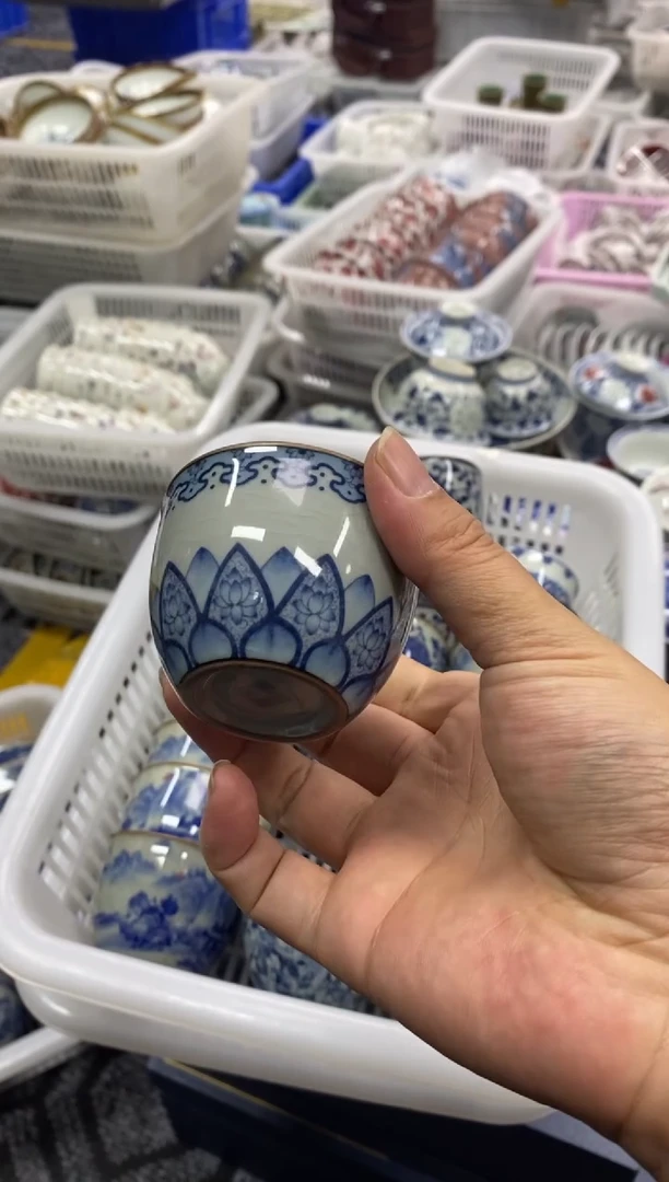 摆件陶景德陶瓷茶具容量约50