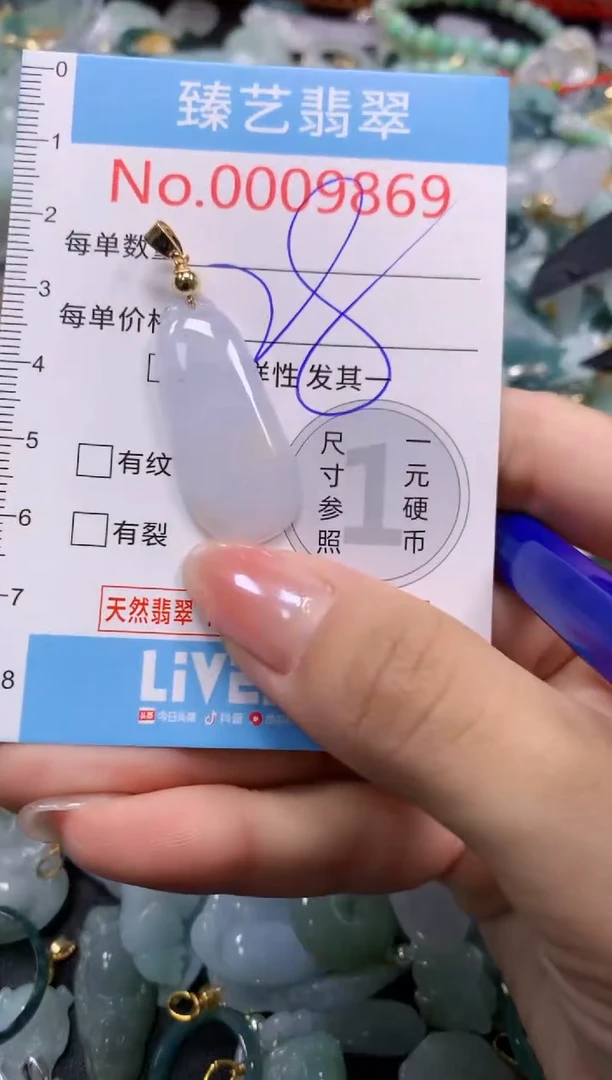 颈饰未镶嵌翡翠9869