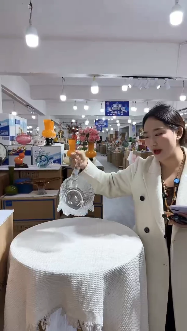 【闪购商品】无铅玻璃玖月花器F-品10