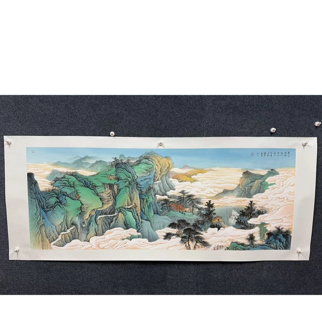 青山依依11平方尺绘画手绘