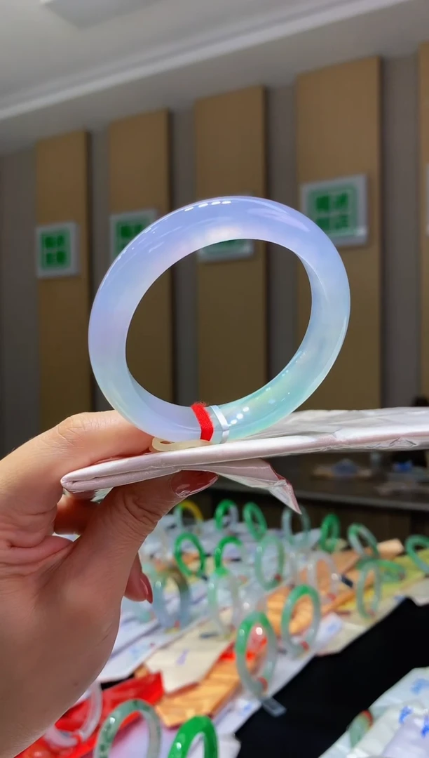 未镶嵌手镯翡翠-C21 圈口55.7