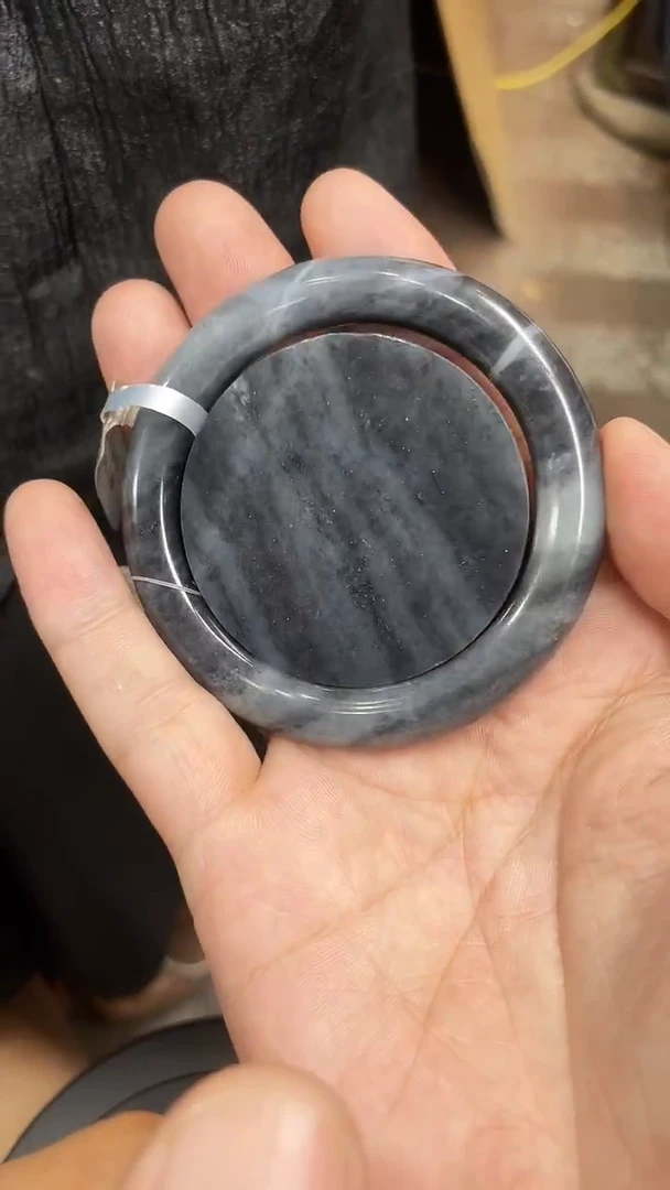 和田玉手镯未镶嵌天然和田玉青花手镯 拍一发一多样性发其一