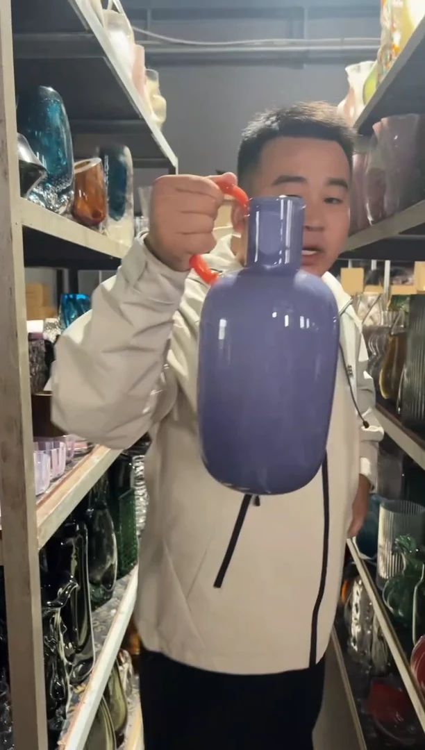 花瓶客厅餐桌插花装饰好物紫色