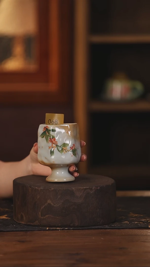 陶瓷景德镇高温釉下手绘陶瓷068