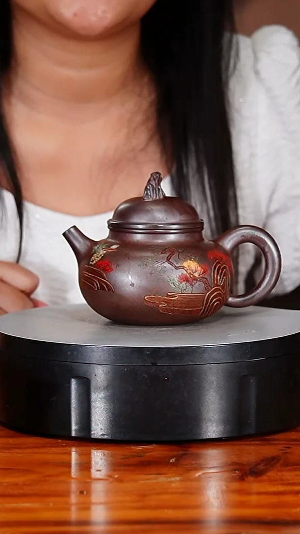 宜兴原矿紫砂壶茶壶350C