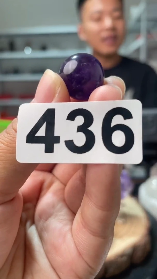 未镶嵌大型摆件（非配饰）水晶紫水晶球多样性发其一17-20M 436