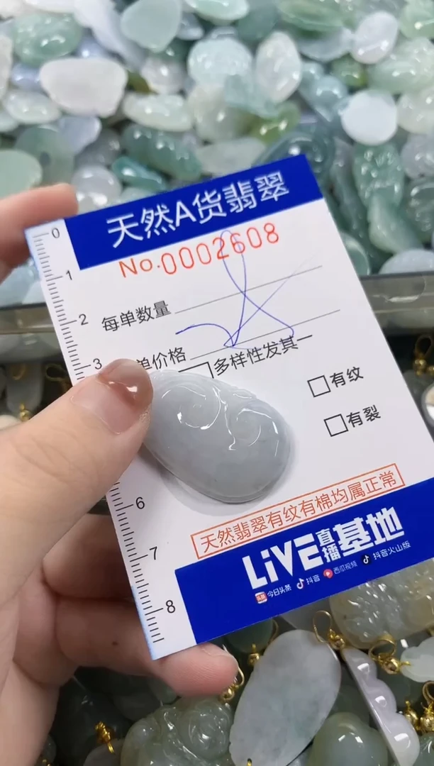 颈饰未镶嵌翡翠天然A货翡翠