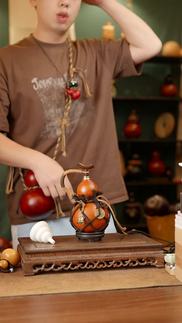 25号精品天然大漆酒葫芦一物一拍~