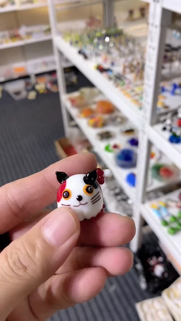手工艺品琉璃S***苗小猫
