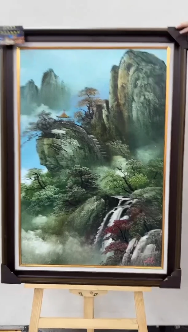 国画王东圃-油画山水作品
