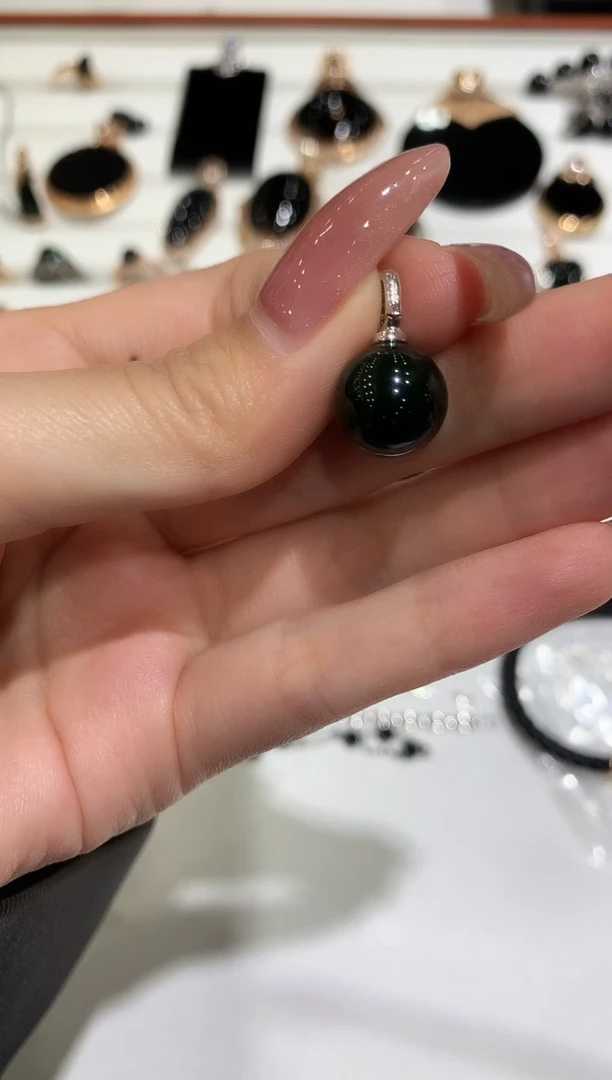 【闪购商品】翡翠吊坠(不含链)18K金镶嵌a311 gj