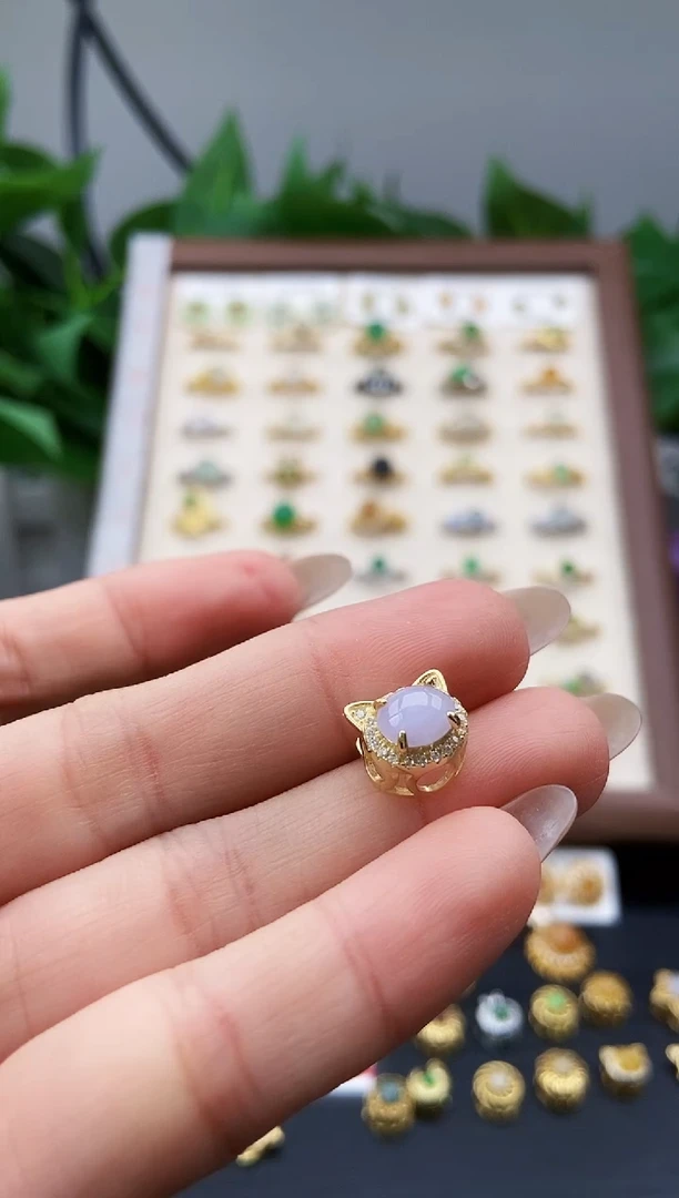 颈饰银S925镶嵌翡翠云*裳12