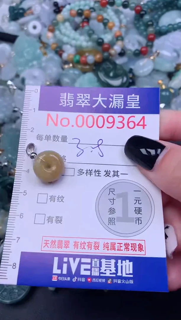 颈饰未镶嵌翡翠9364