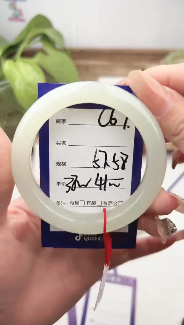 未镶嵌手镯和田玉微色差C67