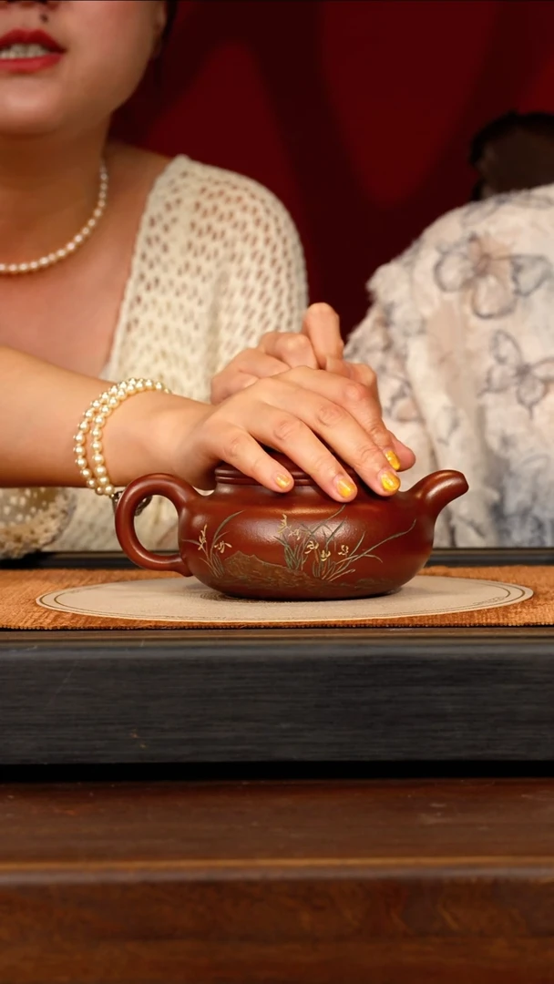 茶壶紫砂宜兴紫砂GHR 景舟红泥 仿古