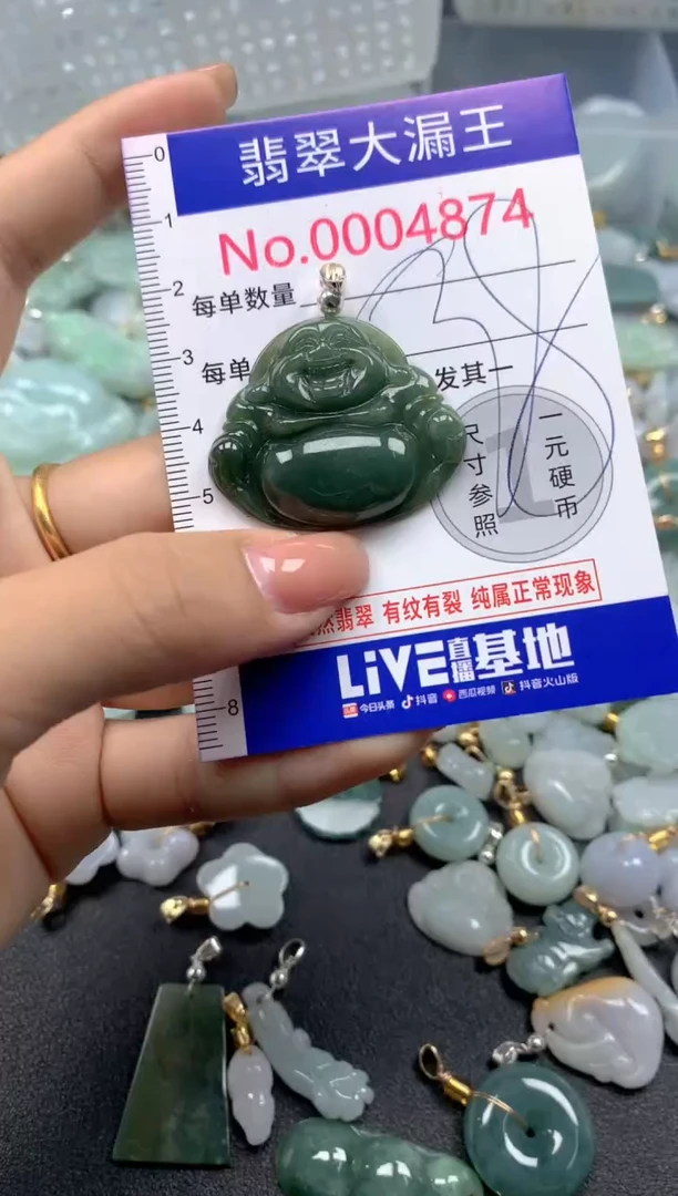 颈饰未镶嵌翡翠4874