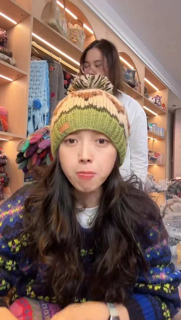 羊毛美利奴像素狐狸单球帽