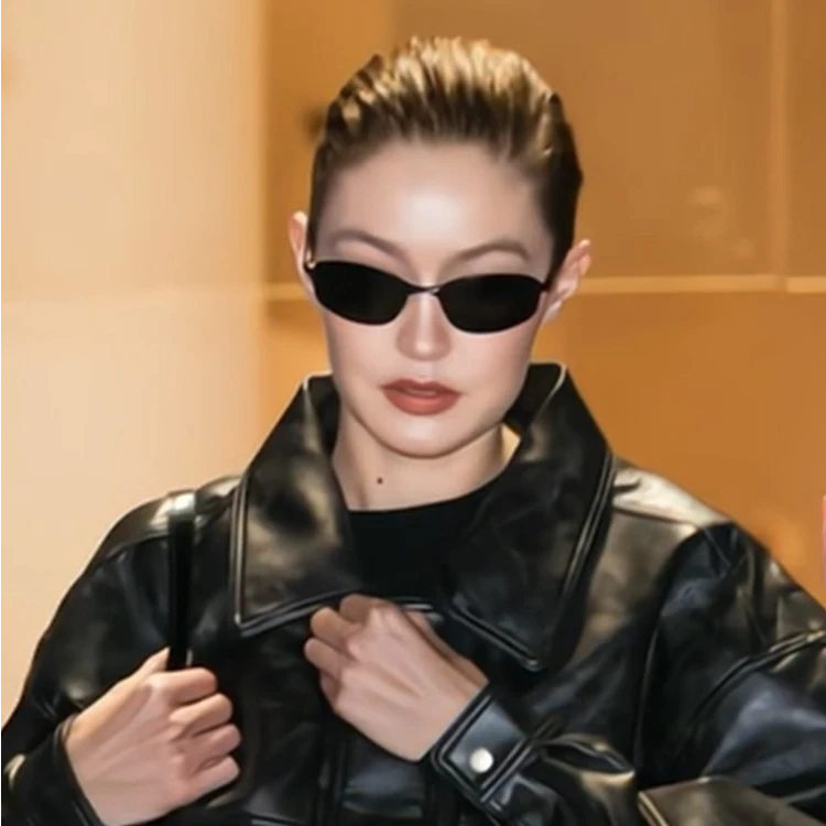 Gigi Hadid同款欧美墨镜女款2025新款偏光防紫外线太阳眼镜凹造型